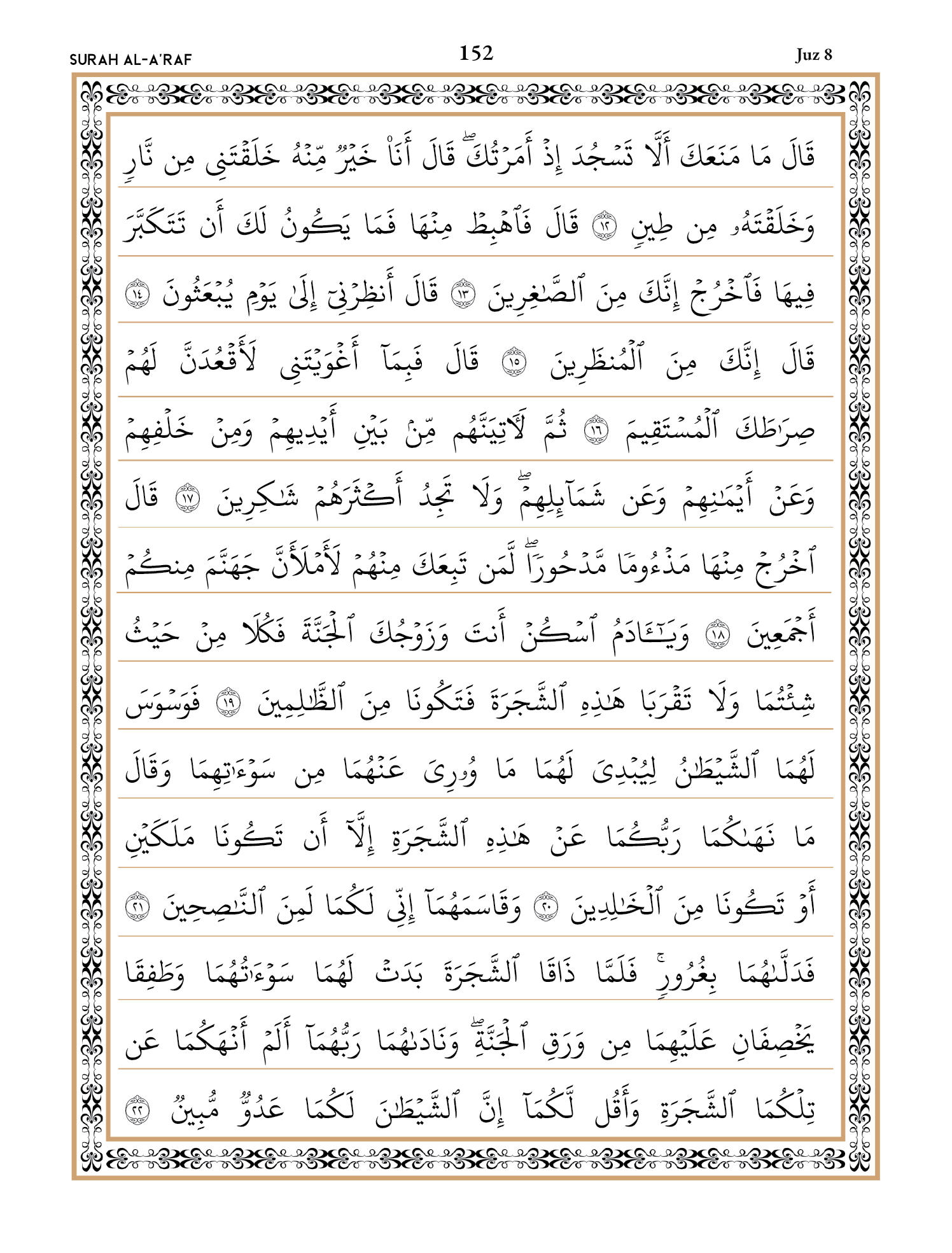 Quran Page 152
